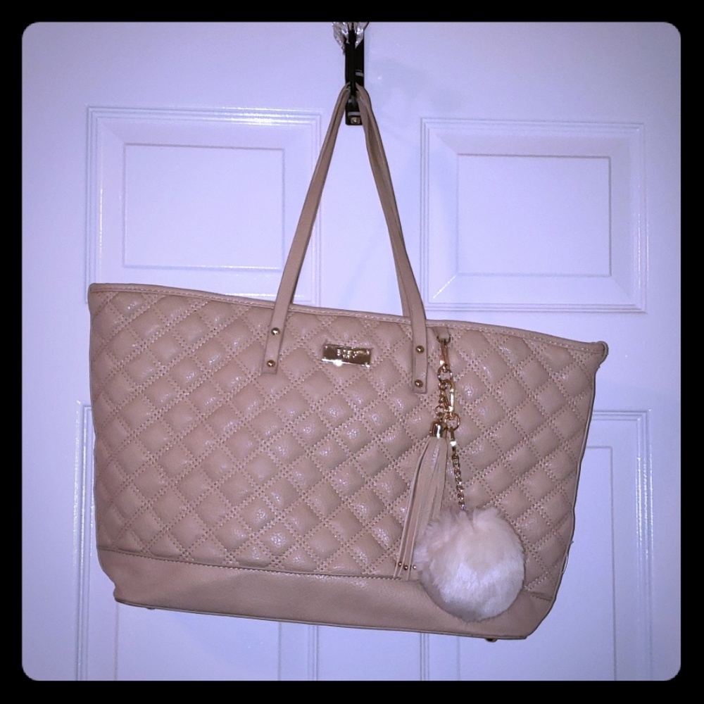 BCBG Beige Tote Bag